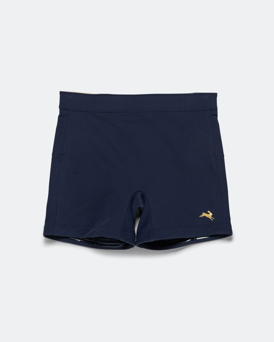 Tracksmith - Womens Turnover Short Tights - 4.5in - Navy - Up There Athletics