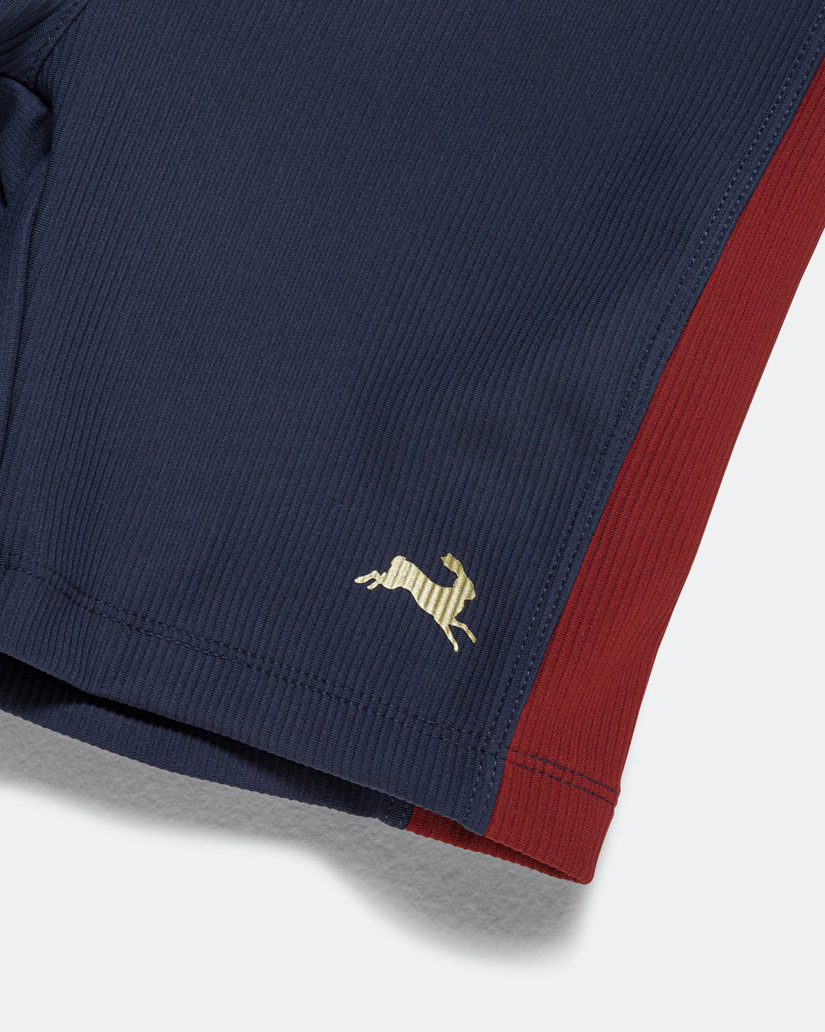 Tracksmith - Womens Twilight Short Tights - Navy/Cabernet - Up There Athletics