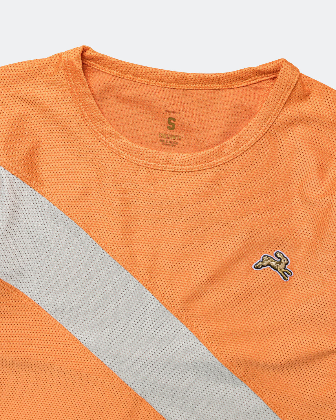 Tracksmith - Womens Van Cortlandt Long SLeeve - Coral Gold/High Rise - Up There Athletics