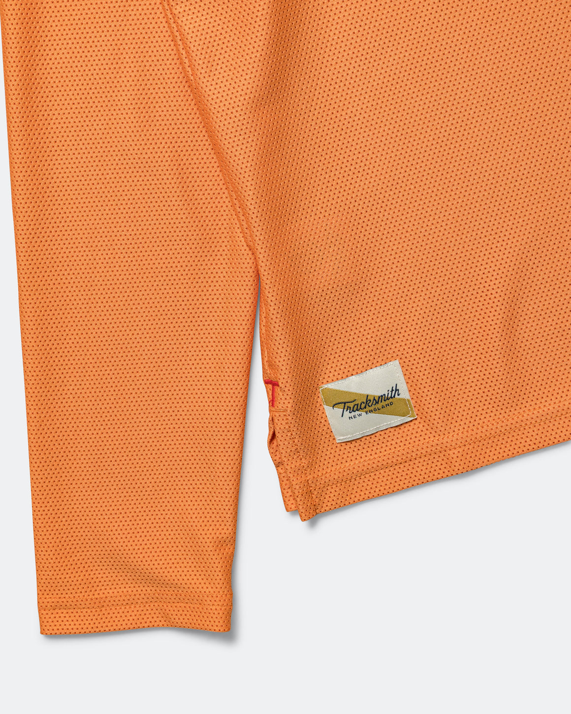Tracksmith - Womens Van Cortlandt Long SLeeve - Coral Gold/High Rise - Up There Athletics