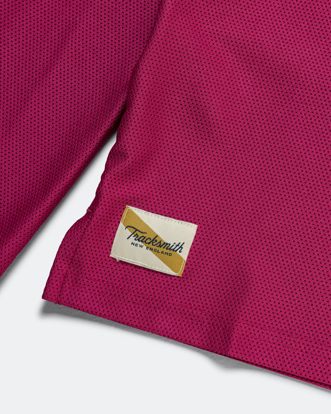 Tracksmith - Womens Van Cortlandt Long Sleeve - Raspberry/Ivory - Up There Athletics