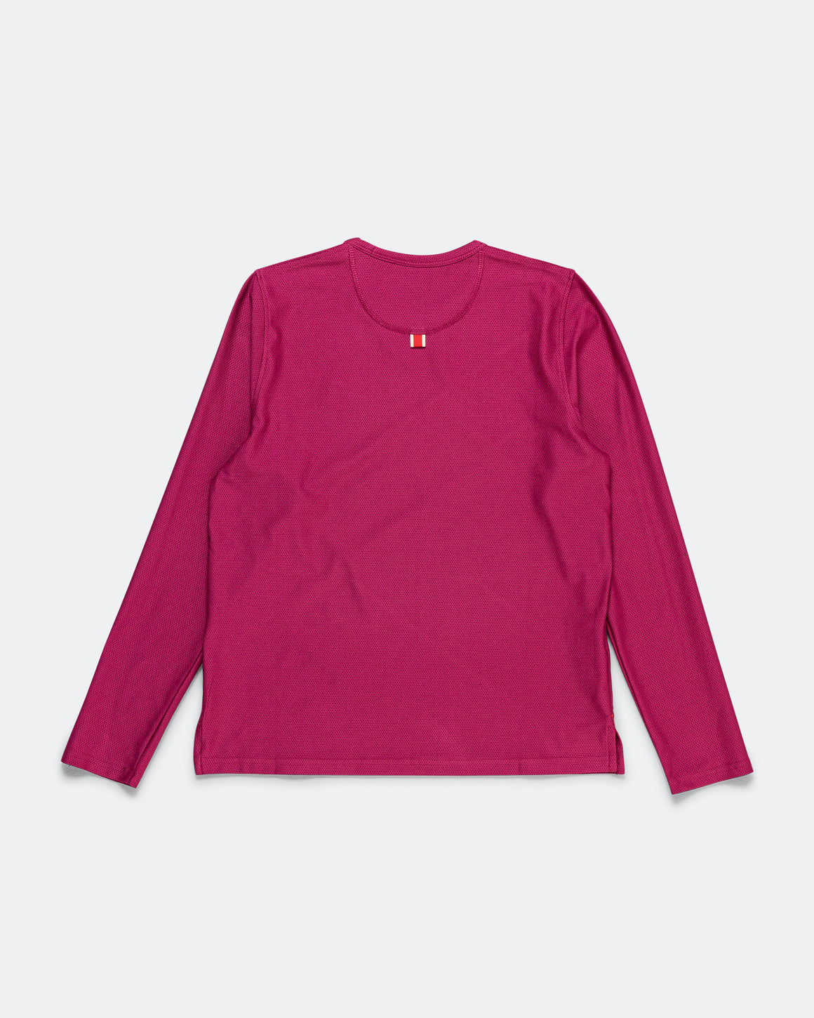 Tracksmith - Womens Van Cortlandt Long Sleeve - Raspberry/Ivory - Up There Athletics