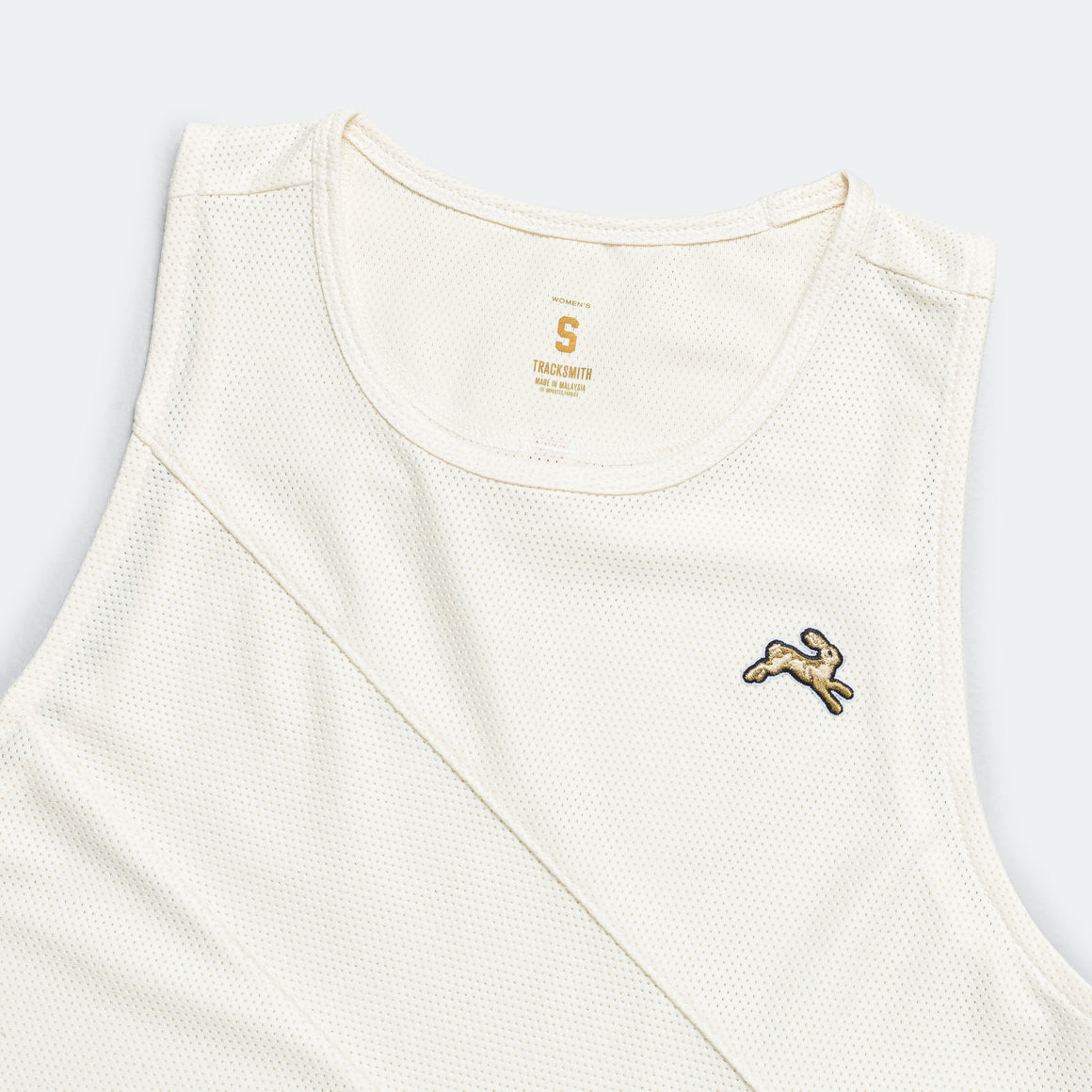 Tracksmith - Womens Van Cortlandt Singlet - Ivory - Up There Athletics