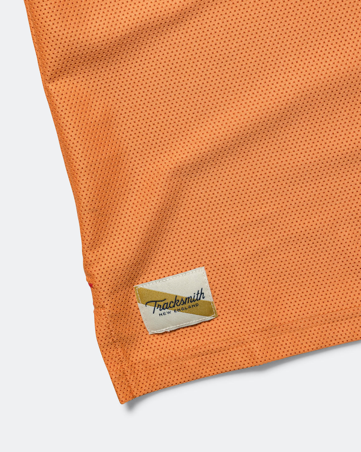 Tracksmith - Womens Van Cortlandt Tee - Coral Gold/High Rise - Up There Athletics