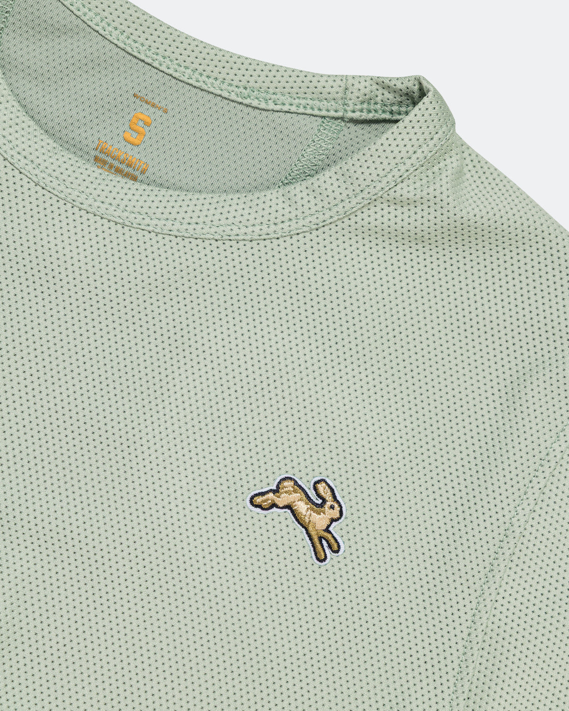 Tracksmith - Womens Van Cortlandt Tee - Lavender Print/Jadeiete - Up There Athletics