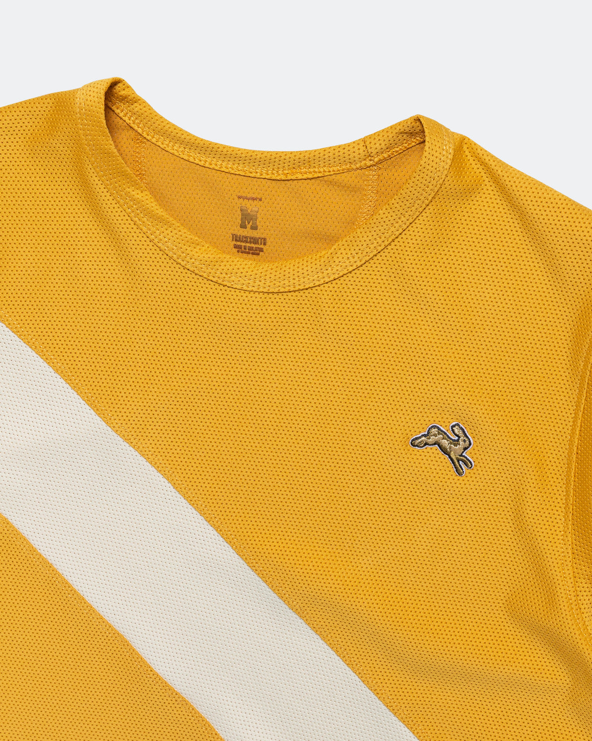 Tracksmith - Womens Van Cortlandt Tee - Narcissus/Ivory - Up There Athletics