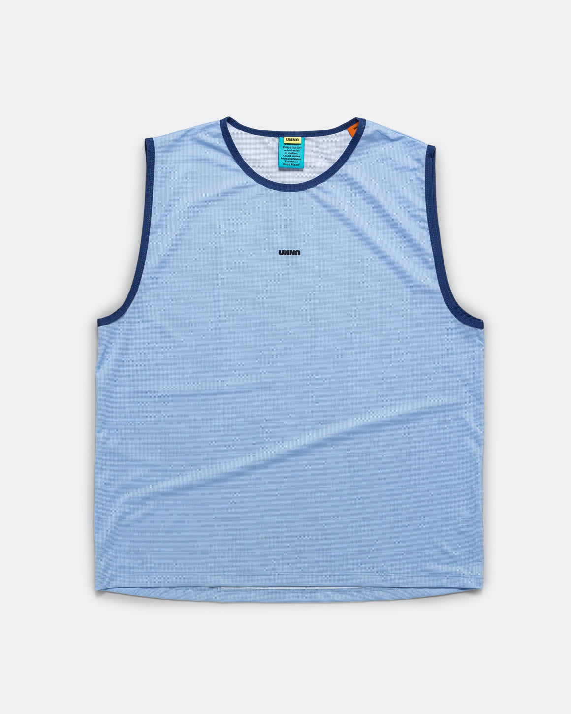 UNNA - Mens Light Tank - Serenity Blue - Up There Athletics