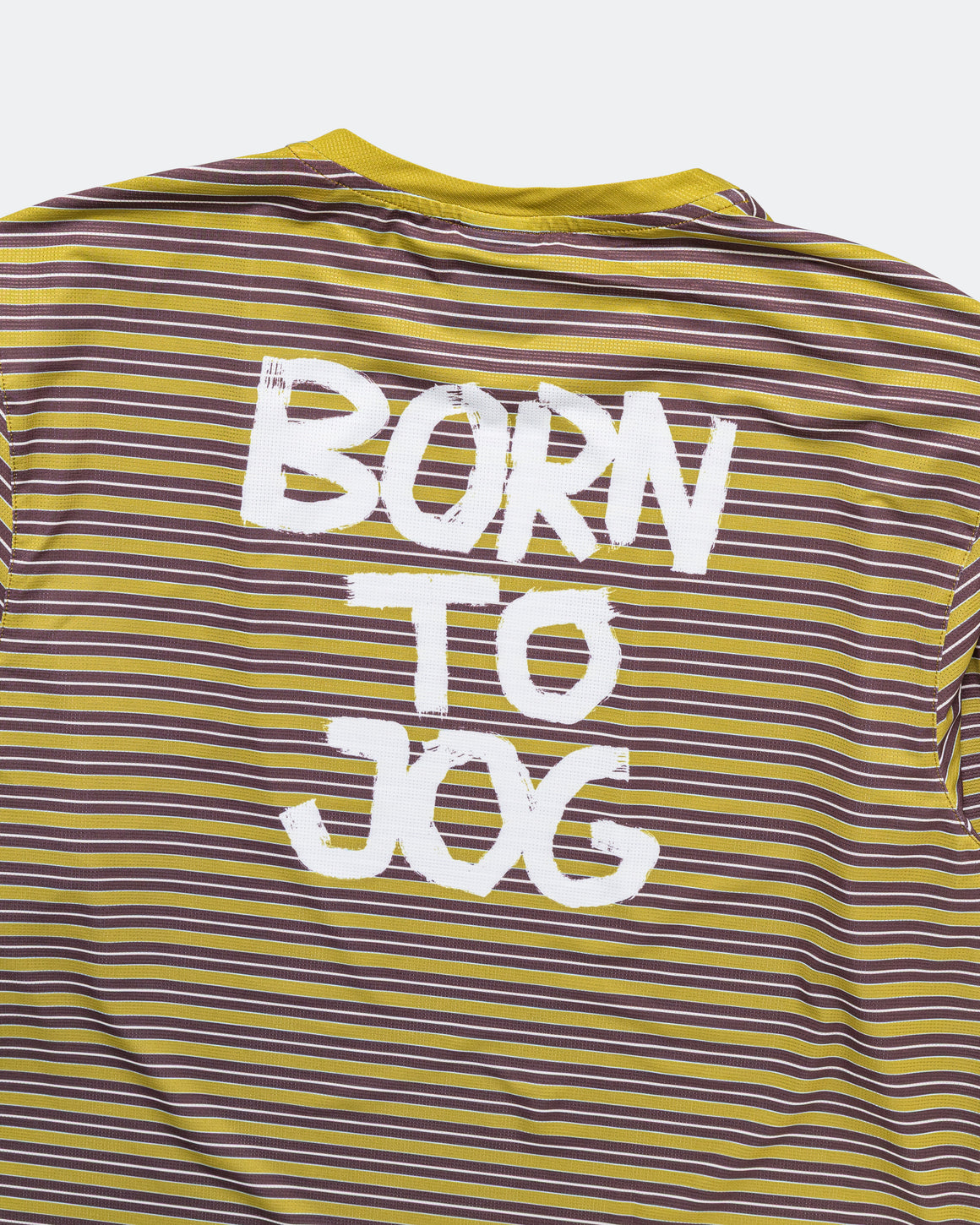 UNNA - Mens Striped LS - Mud Gold - Up There Athletics