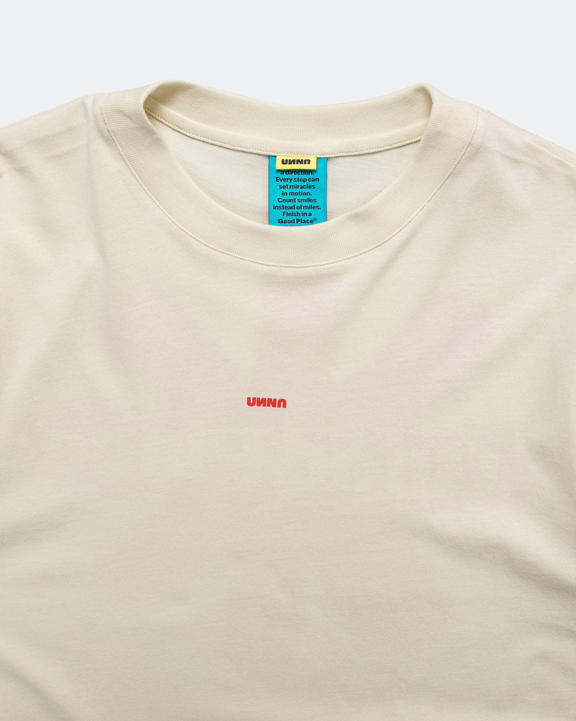 UNNA - Mens Sun Tee - Vanilla White - Up There Athletics