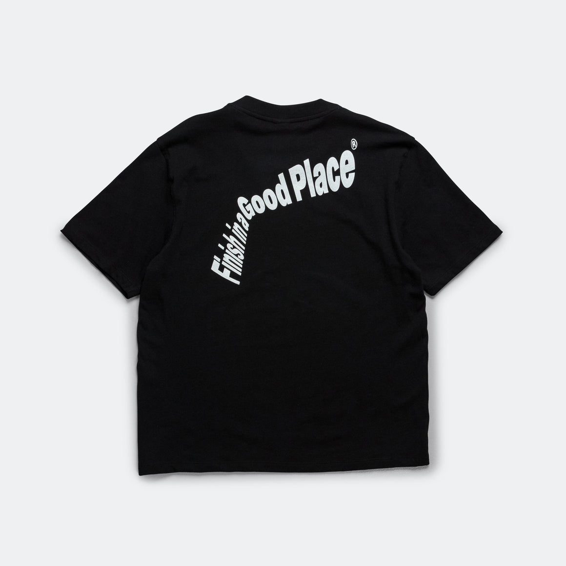 UNNA - Mens Skewed Tee - Black - Up There Athletics