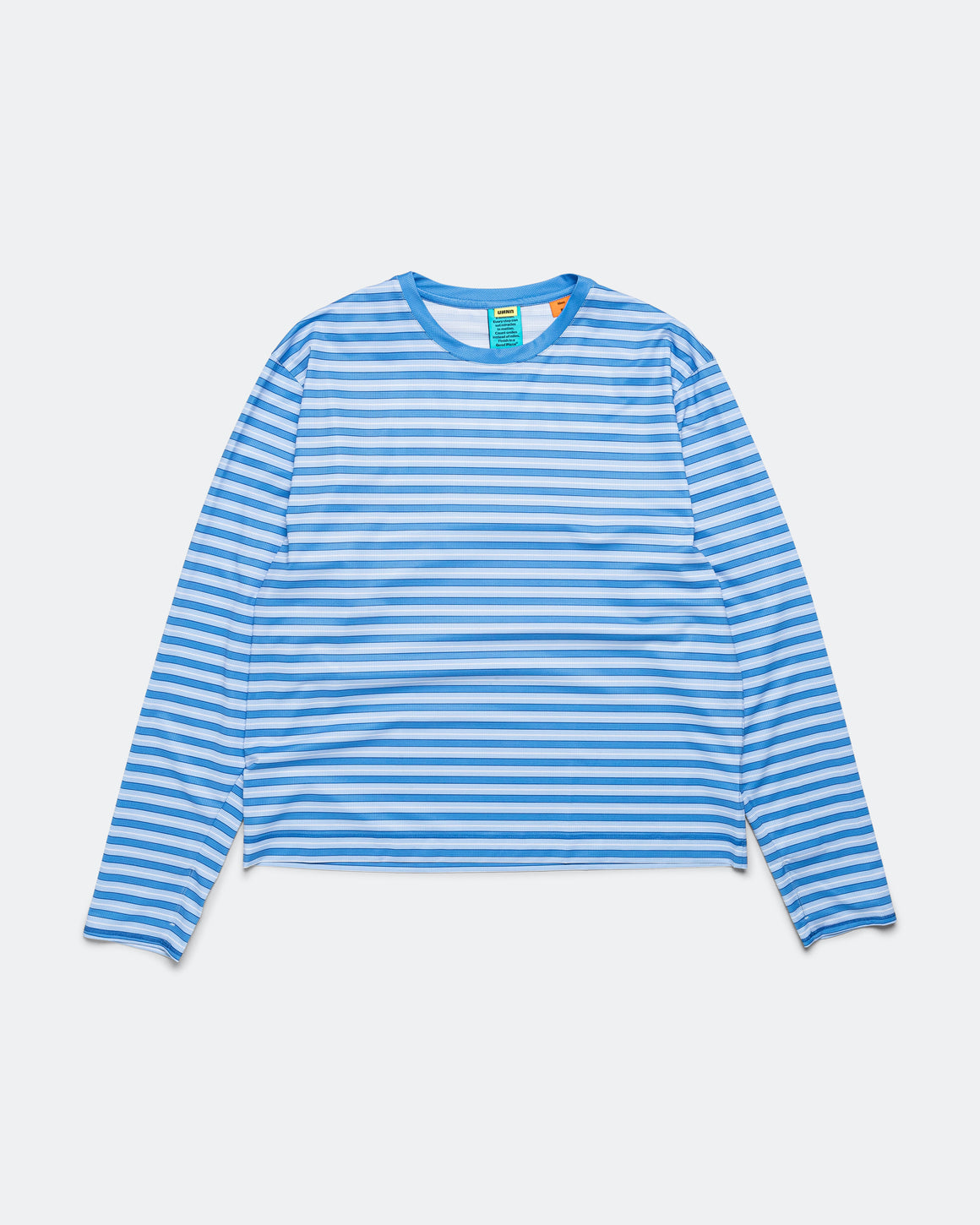 UNNA - Mens Striped LS - Business Blue - Up There Athletics