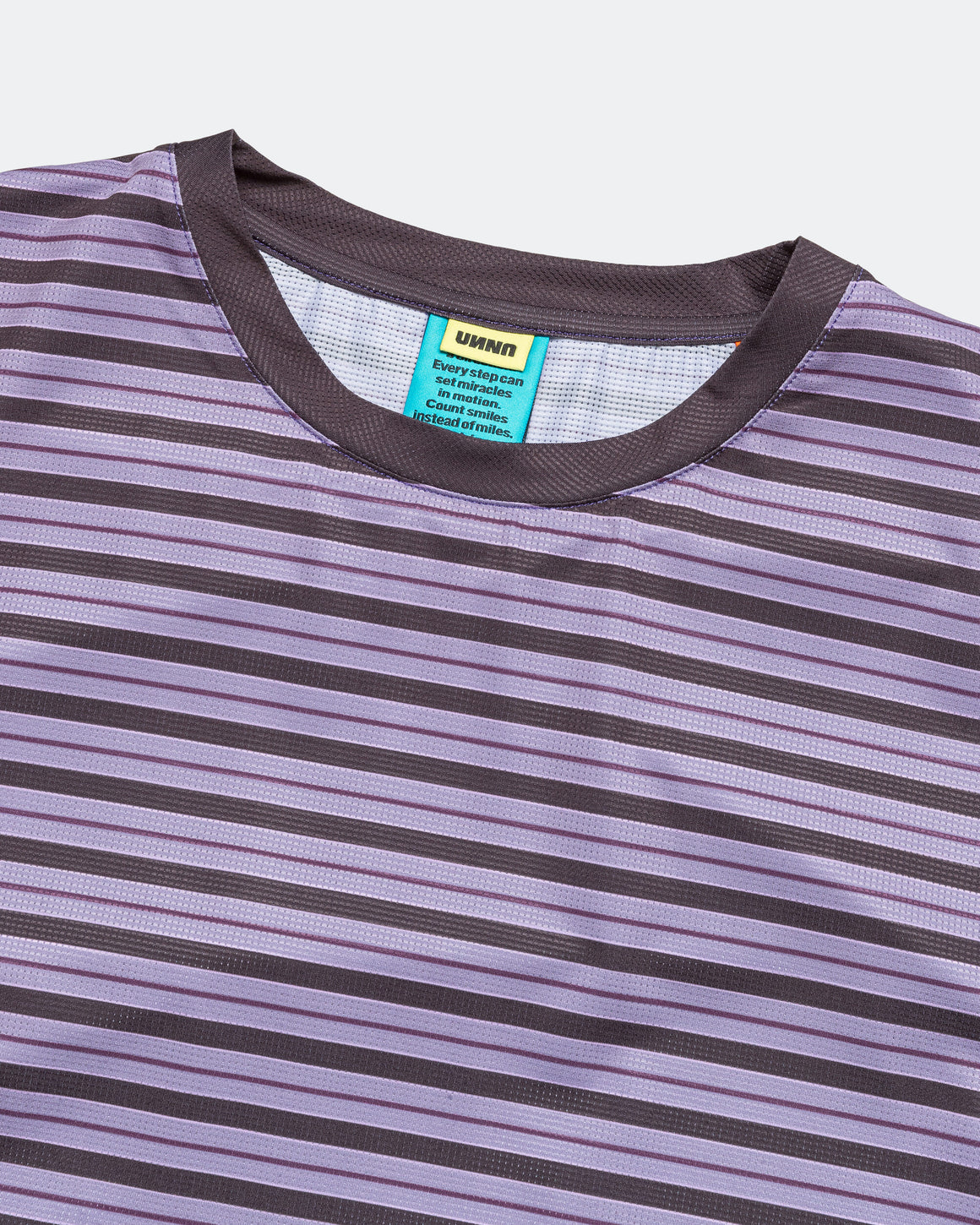 UNNA - Mens Striped LS - Grape - Up There Athletics