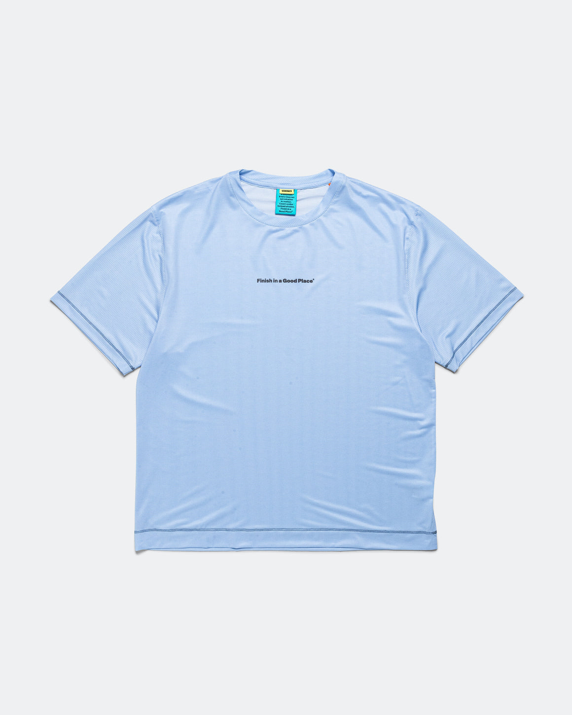 UNNA - Wavy Tee - Serenity Blue - Up There Athletics