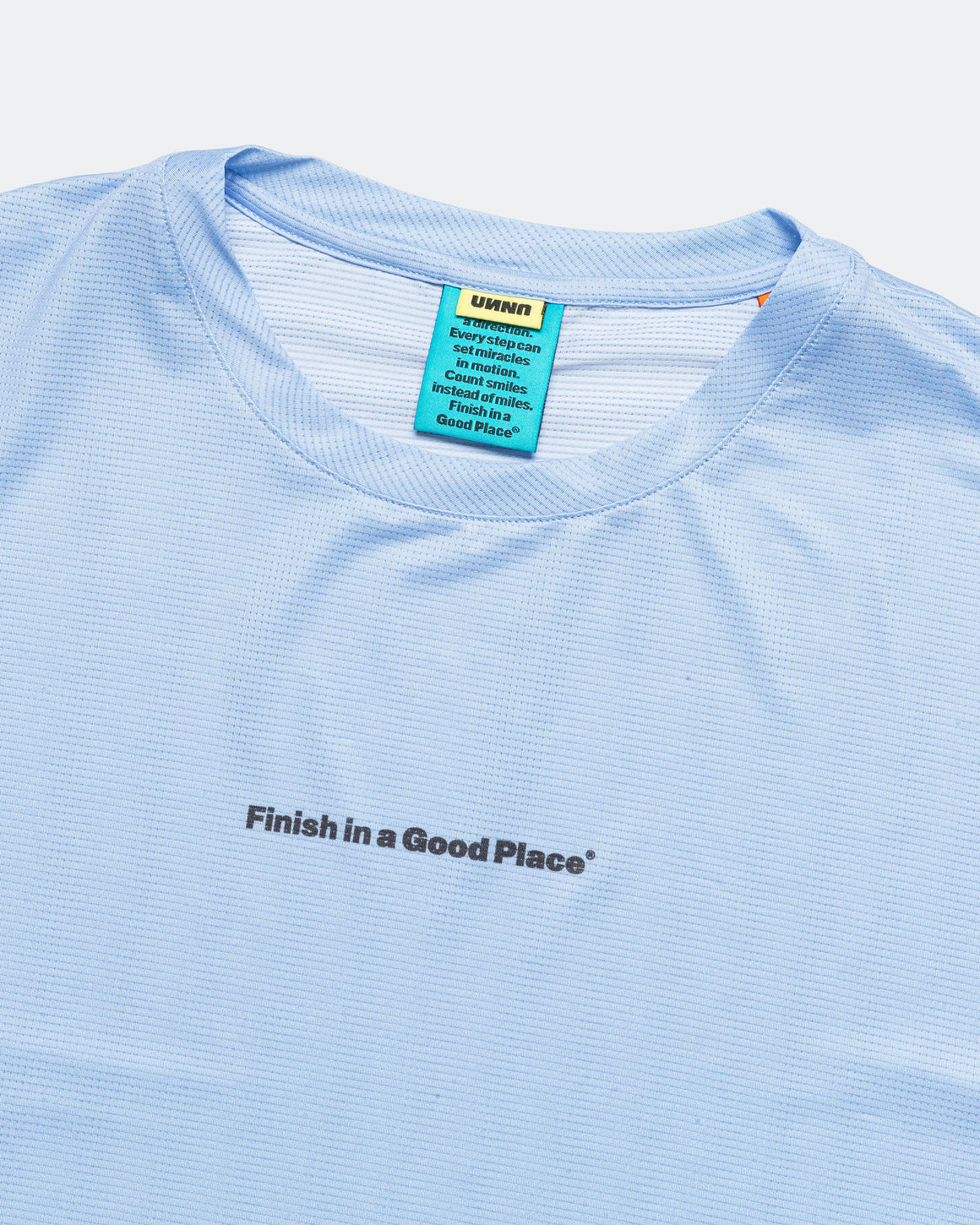 UNNA - Wavy Tee - Serenity Blue - Up There Athletics