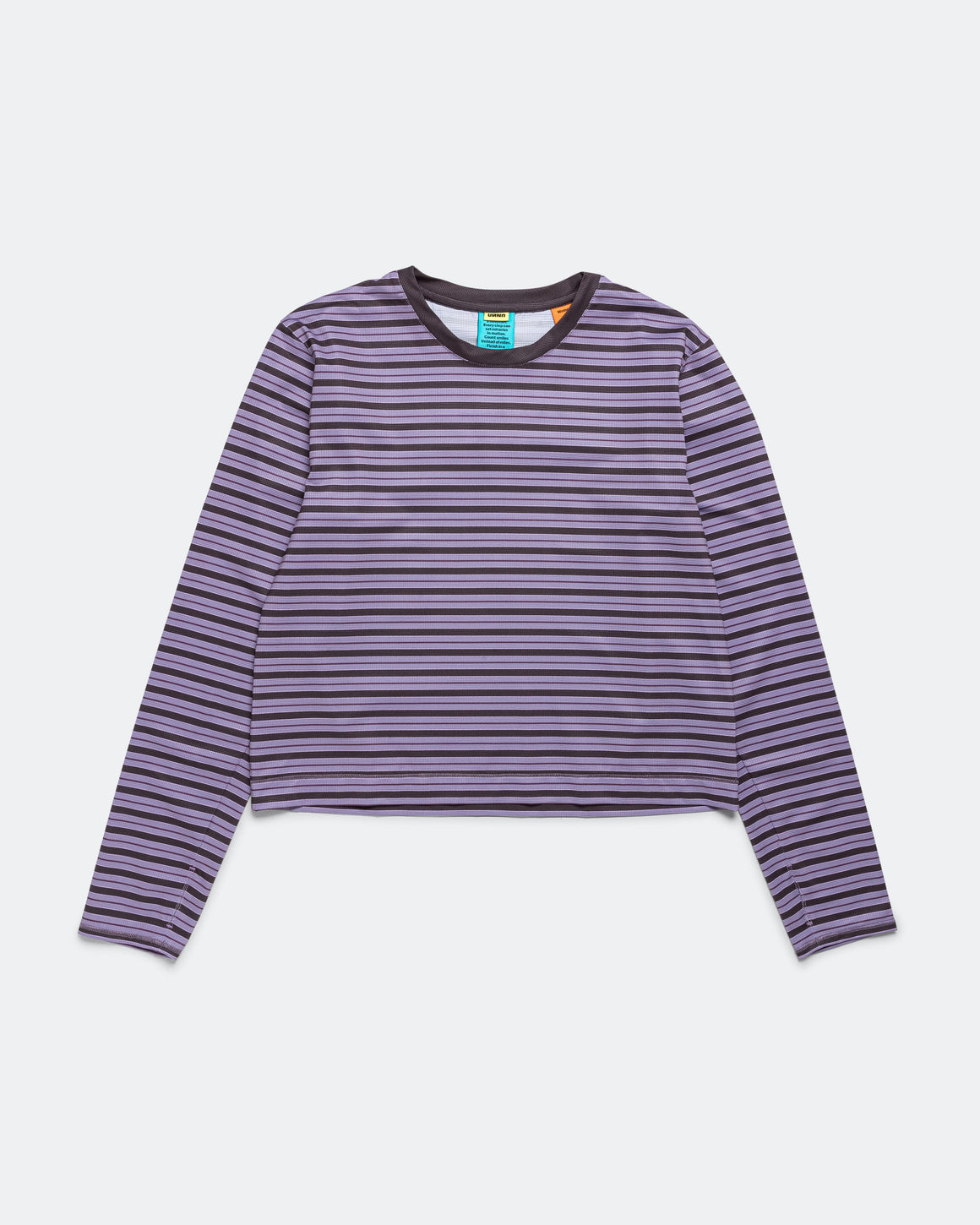 UNNA - Womens Striped LS - Grape - Up There Athletics
