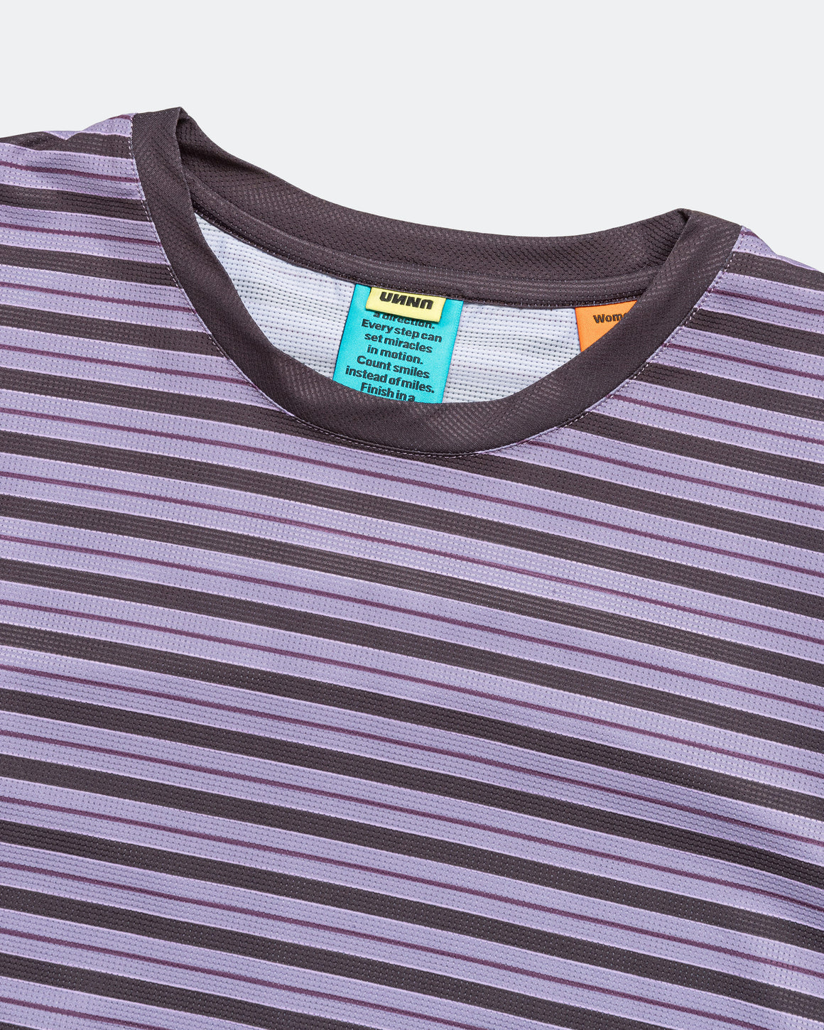 UNNA - Womens Striped LS - Grape - Up There Athletics