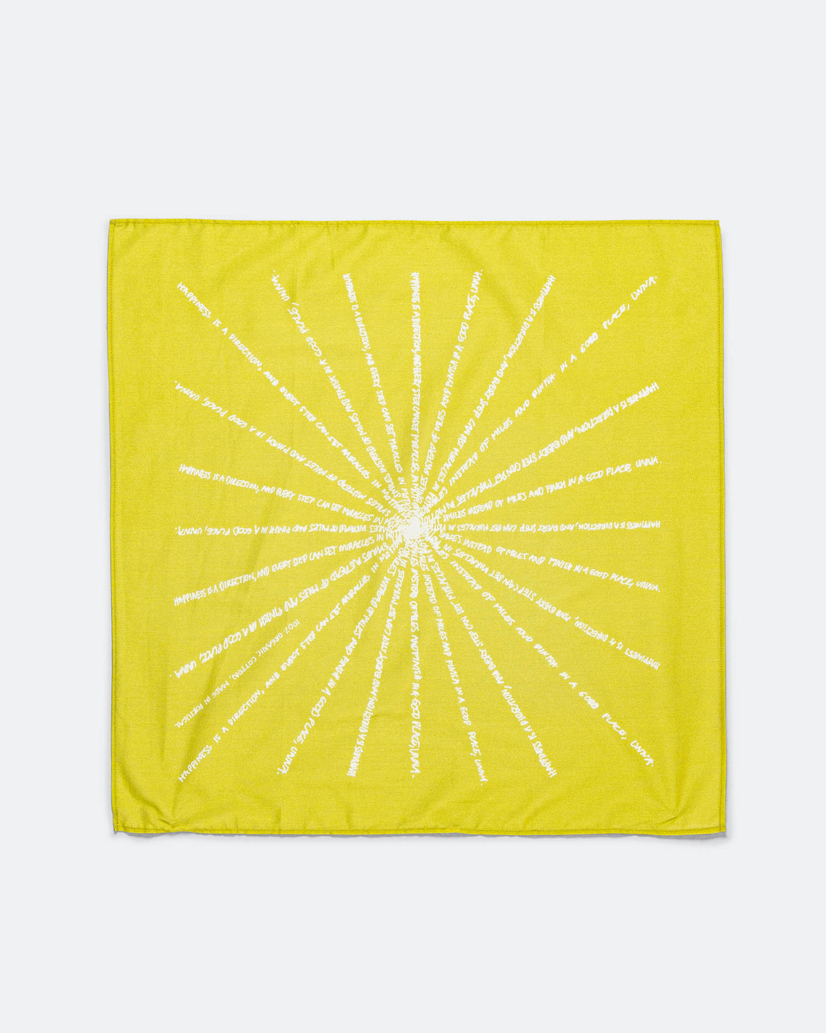 UNNA - Mantra Scarf - Golden Green - Up There Athletics