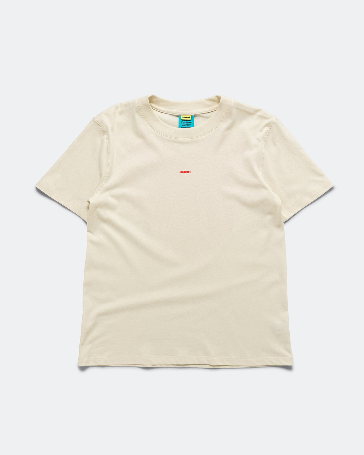 UNNA - Womens Heart T-Shirt - Vanilla White - Up There Athletics