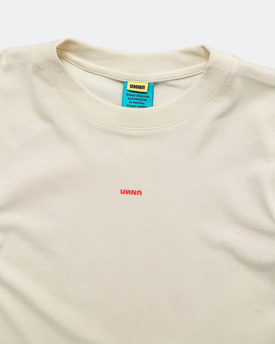 UNNA - Womens Heart T-Shirt - Vanilla White - Up There Athletics