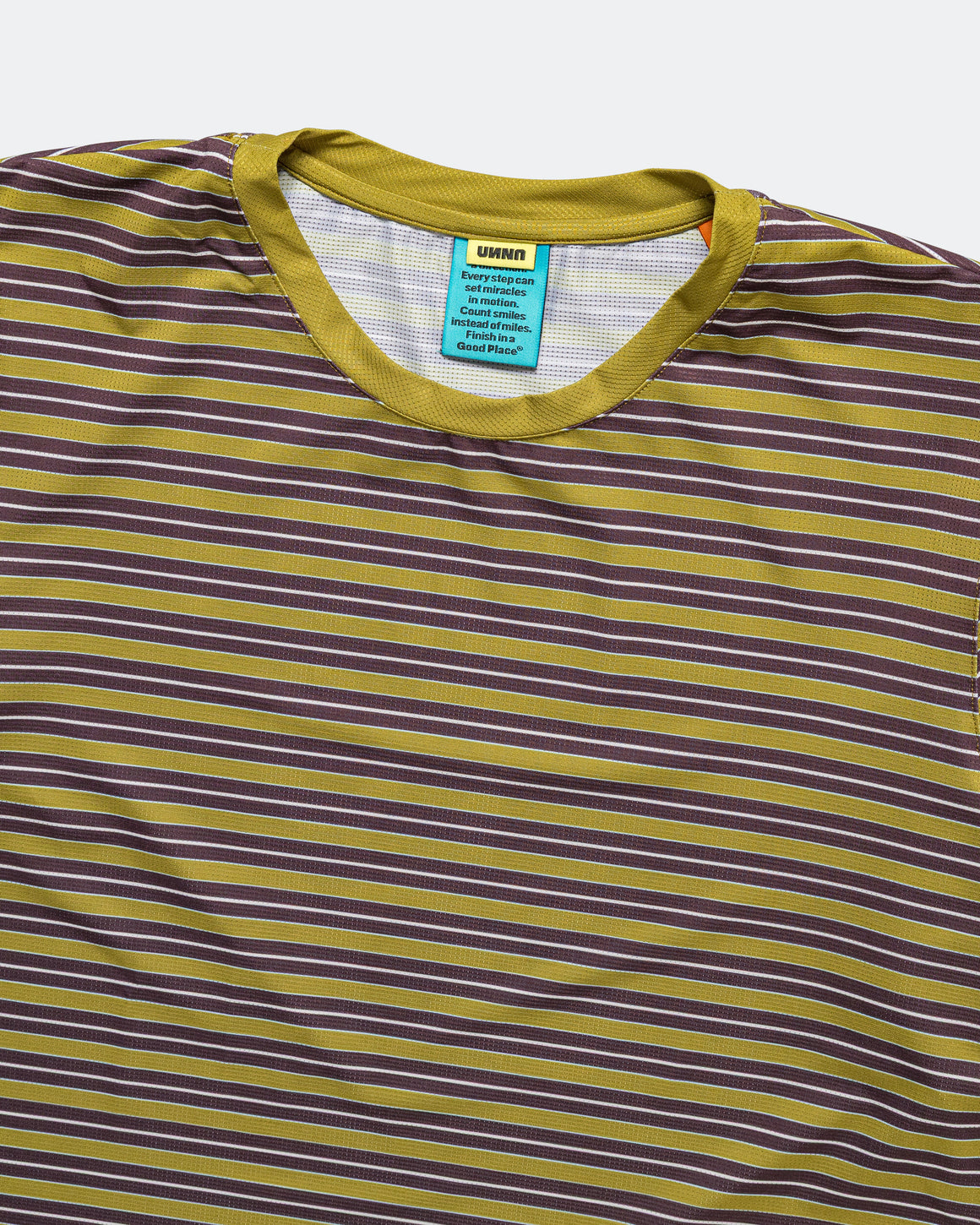 UNNA - Womens Striped LS - Mud Gold - Up There Athletics