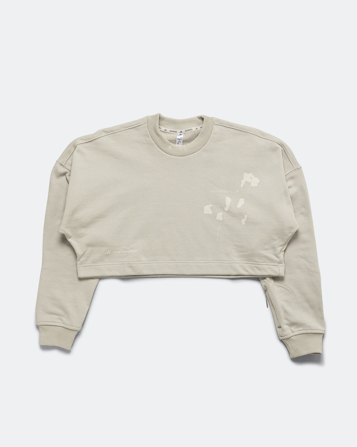 adidas - Womens Adi365 Running Crew x Hermanos Koumori - Putty Grey - Up There Athletics