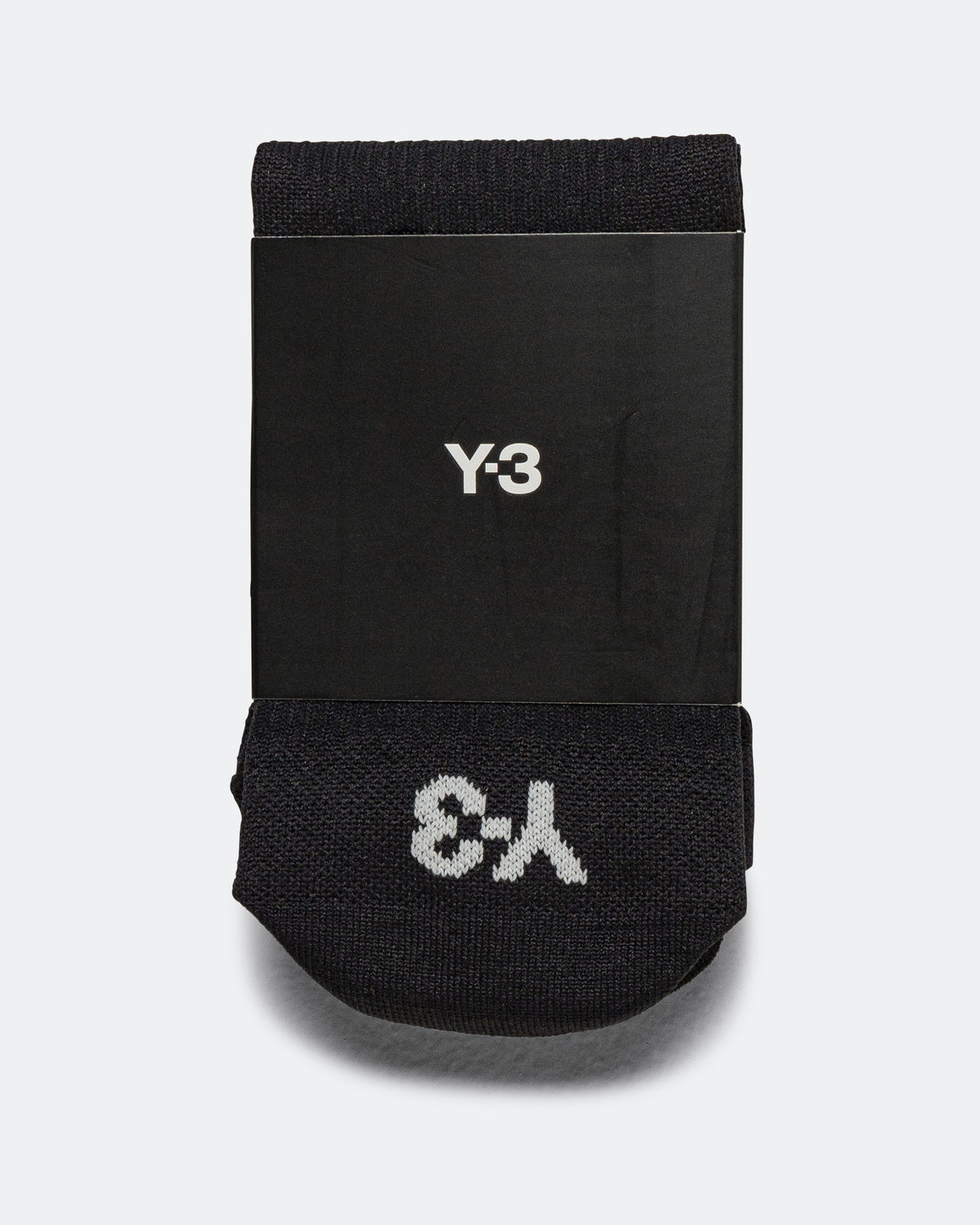 Y-3 - Y-3 Run Sock - Black/Black - Up There Athletics