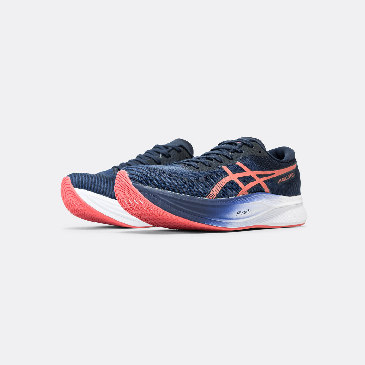 Asics - Womens MAGIC SPEED 2 - Indigo Blue/Papaya - Up There Athletics