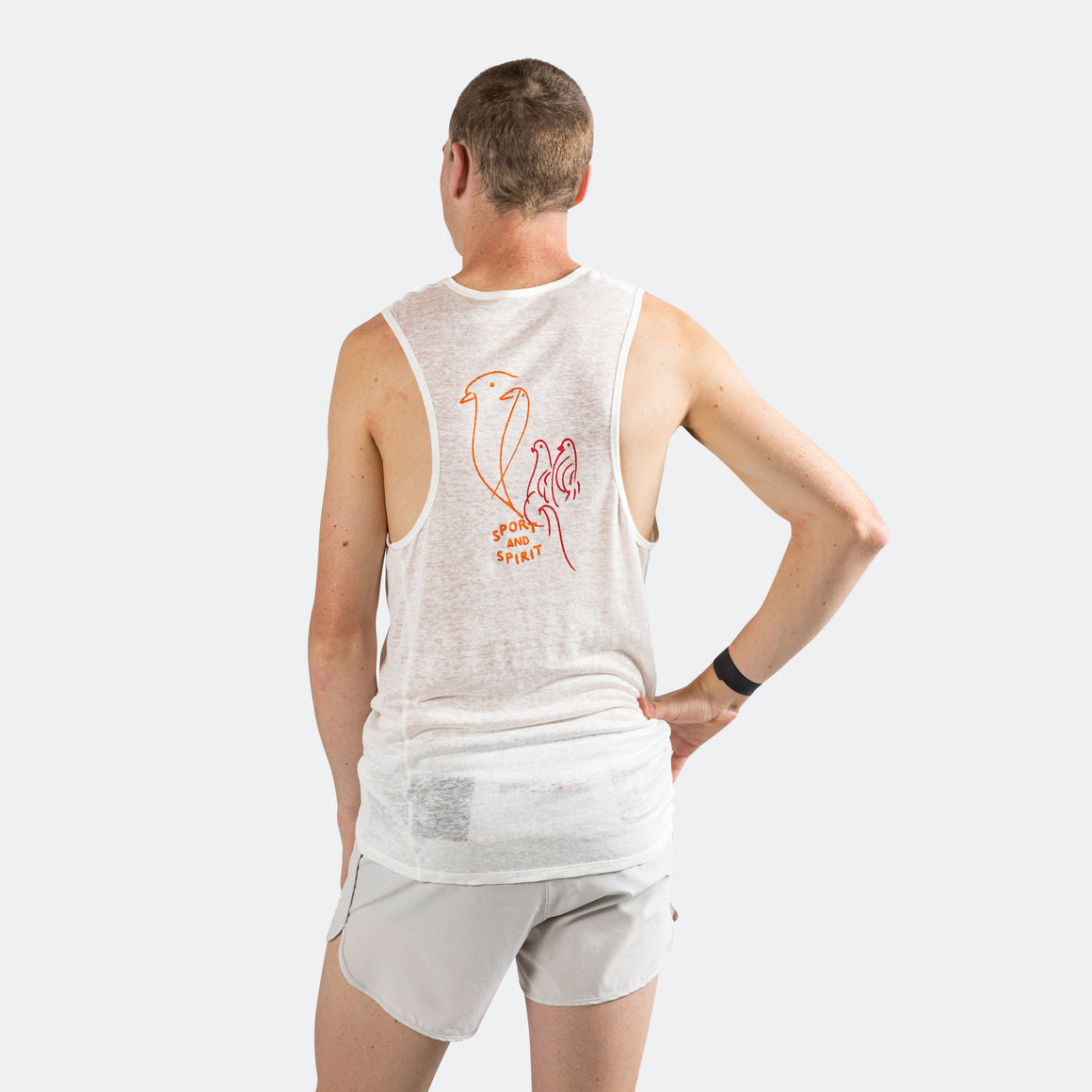 District Vision - Sukha Hemp Singlet - Sri Chinmoy - Up There Athletics