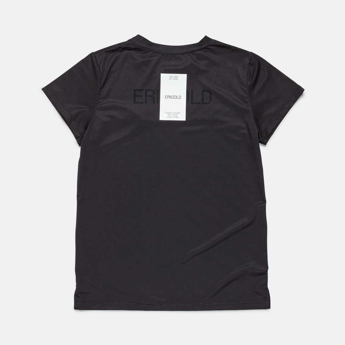 Womens Run Tee - W. Black