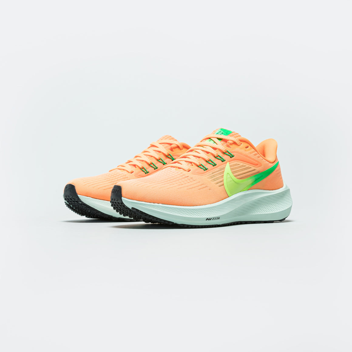 Nike - Womens Air Zoom Pegasus 39 - Peach Cream/Ghost Green-Total Orange - Up There Athletics