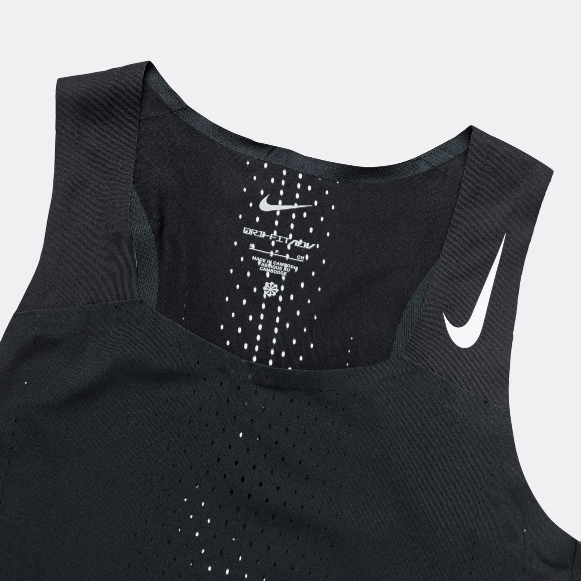 Nike - Womens Dri-FIT AeroSwift Crop - Black - Up There Athletics