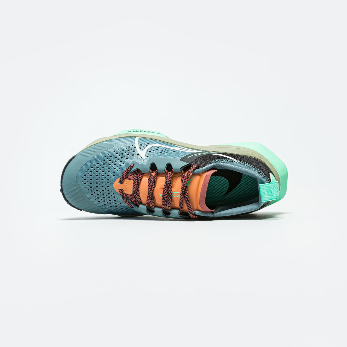 Nike - Mens ZoomX Zegama Trail - Mineral Slate/Light Bone-Black - Up There Athletics