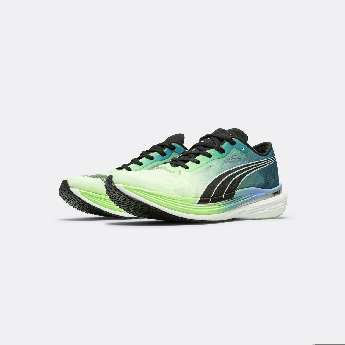 Puma - Mens Deviate Nitro Elite 2 - Fizzy Lime/Royal Sapphire - Up There Athletics